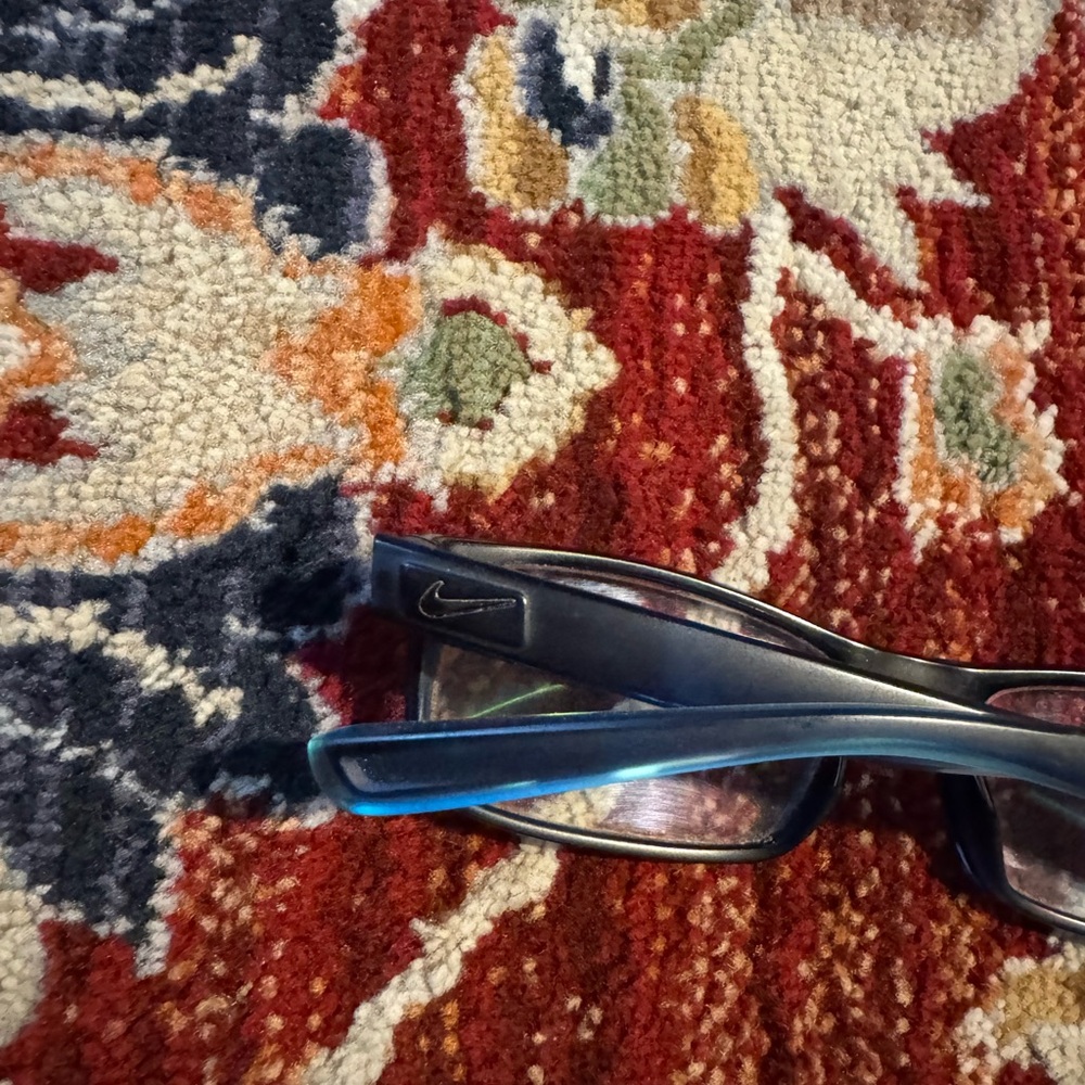 Nike Eyeglasses Prescription Unisex Blue Frames - Picture 4 of 6